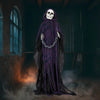 6FT Animatronic Grim Reaper with Chain – Sound-Activated Halloween Yard Prop