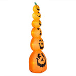 9FT Halloween Inflatable Stacked Pumpkins with LED Lights