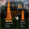 9FT Halloween Inflatable Stacked Pumpkins with LED Lights