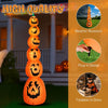 9FT Halloween Inflatable Stacked Pumpkins with LED Lights